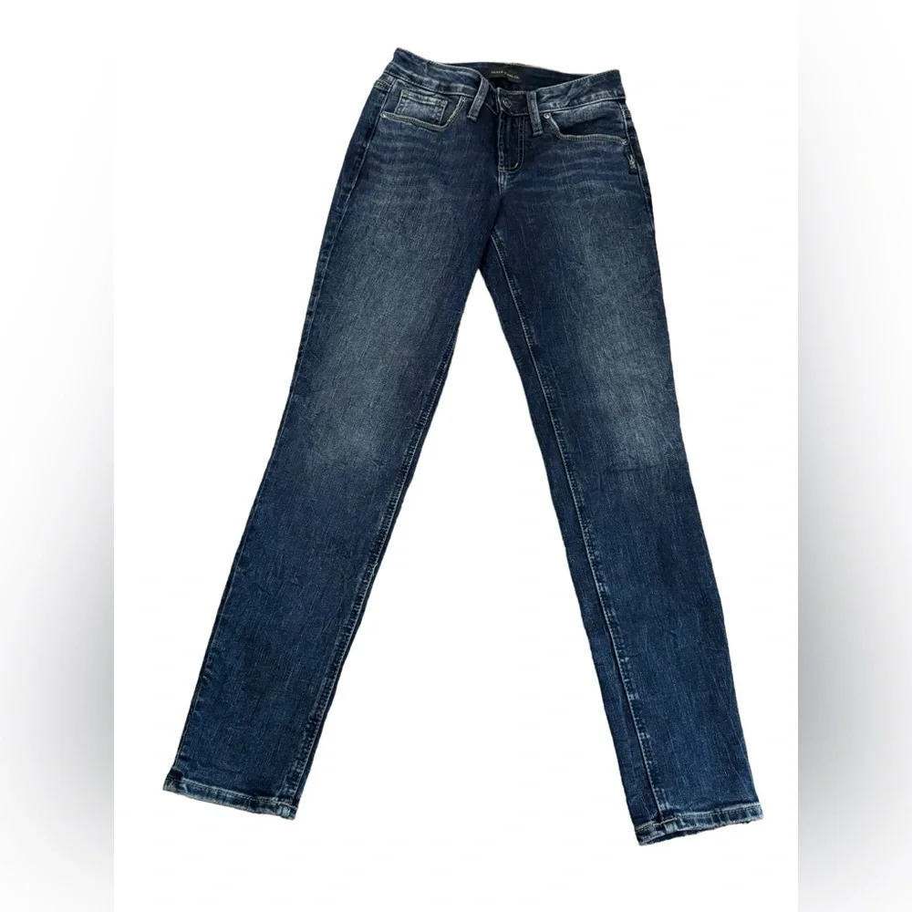 EUC Silver Jeans Suki Western Glove Works skinny jeans 25w/29in